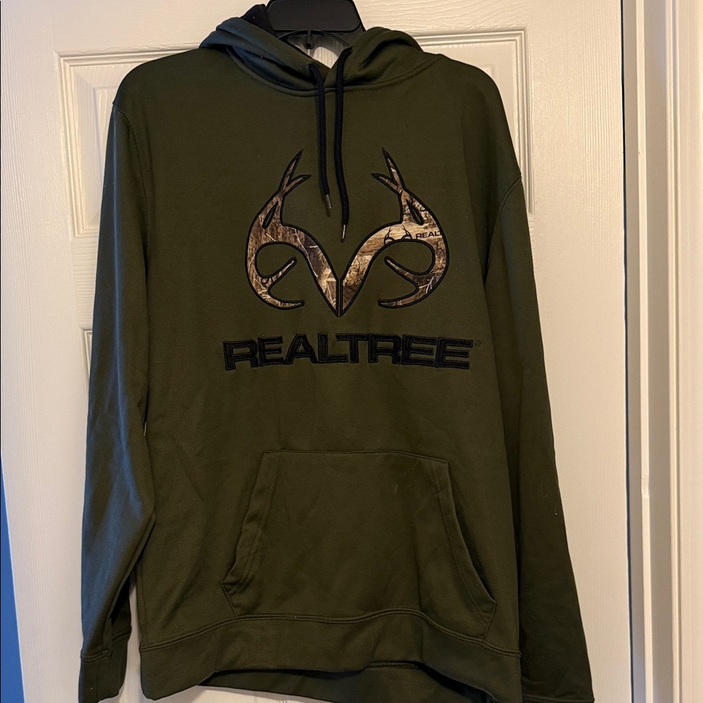 Realtree Men's Olive Green Hoodie